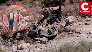 Huancavelica: Hallan sin vida a esposos desaparecidos en un barranco de Huachos