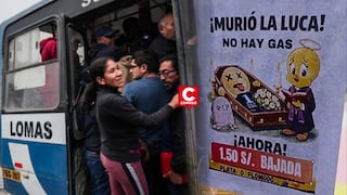 Crisis GNV: Conductores de buses desaparecen pasaje mínimo de S/1 por escasez de combustible