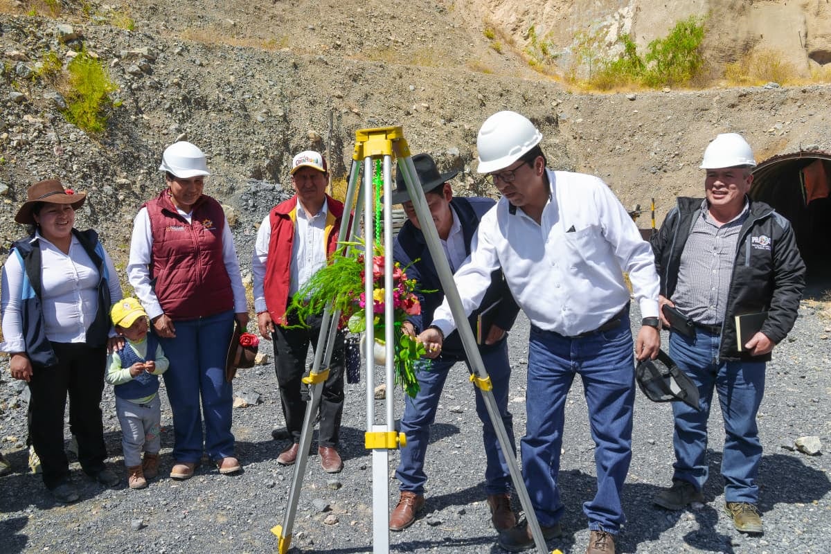 Túnel de Pampamarca: realizan ceremonia de reinicio, pero obras físicas aún no comienzan (Foto: Gobierno Regional de Arequipa)