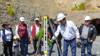 Túnel de Pampamarca: realizan ceremonia de reinicio, pero obras físicas aún no comienzan
