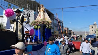 Arequipa: Así se vive la procesión móvil de la Virgen de Chapi en Miraflores (VIDEO)