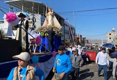 Procesión móvil de la Virgen de Chapi en Miraflores por cuarto año consecutivo