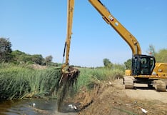 Proyecto Especial Chira Piura ejecuta trabajos de mantenimiento en el Dren Sechura