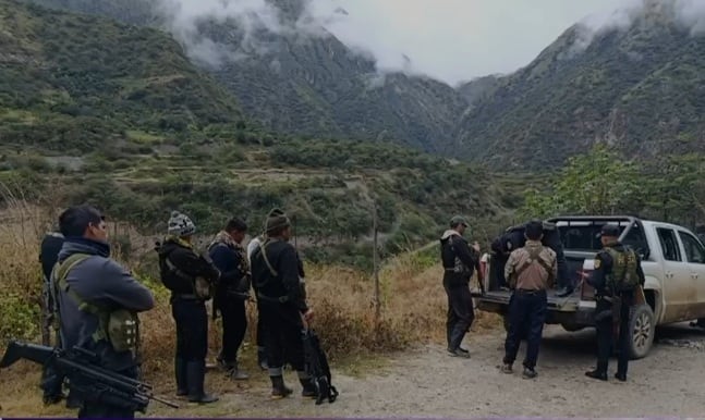 El comandante general de la Policía Nacional del Perú, Óscar Arriola, confirmó que la víctima extranjera ingresó ilegalmente al país. El hecho ocurrió en el distrito de Colcabamba, en el VRAEM. (Canal N)