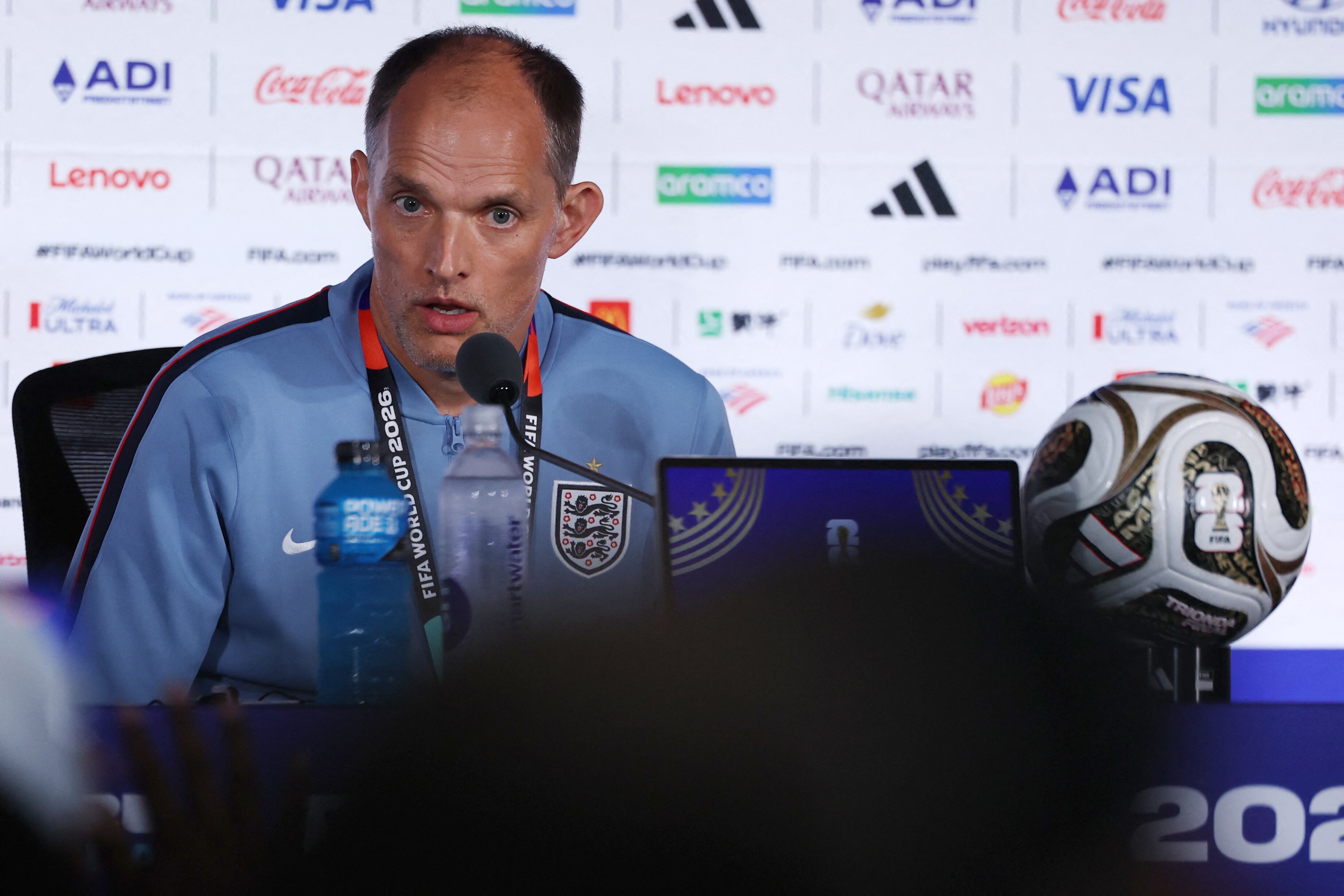 Seleccionador de Inglaterra, Thomas Tuchel, se mostró expectante ante partido contra Argentina. (Photo by Thomas COEX / AFP)