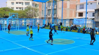 Arequipa: Campo deportivo con iluminación solar para vecinos de Bustamante y Rivero