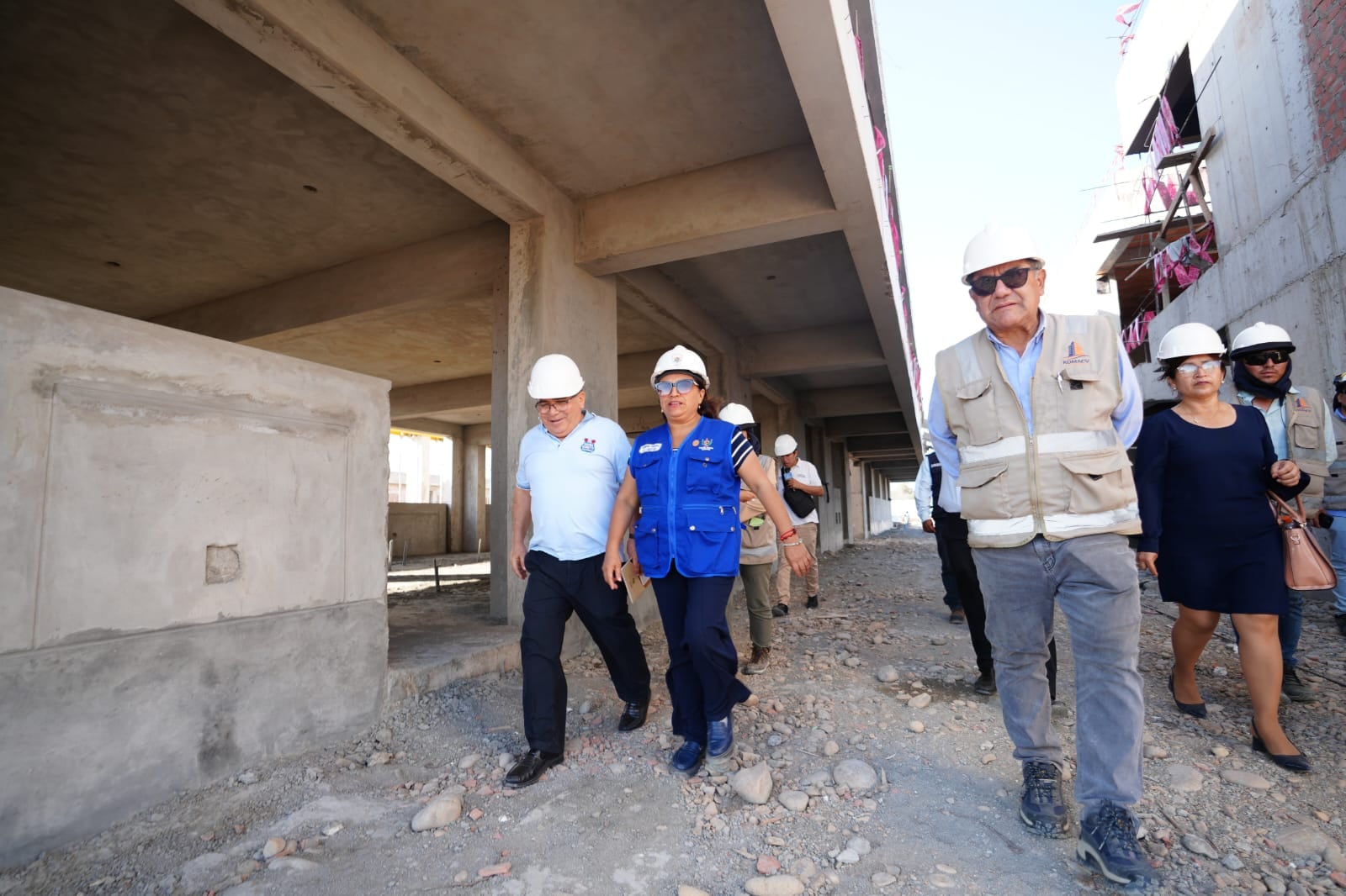 Gobernadora Joana Cabrera Pimentel inspeccionó los avances en Guadalupe y Pacasmayo.