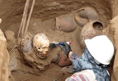 Descubren tumba prehispánica de la cultura Chancay en Puente Piedra durante obras de gas