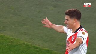 Alianza Lima en desventaja: dos goles de Julián Álvarez para el 2-0 de River Plate (VIDEO)