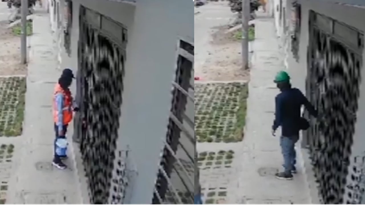 Malhechores utilizaron identificaciones adulteradas y uniforme de operario. (Foto: Captura América Noticias)