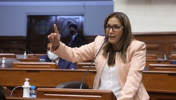 Magaly Ruiz, congresista de APP acusada de recorte de sueldos a trabajadores. (Foto: Congreso)