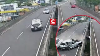 Brasil: hombre muere arrollado en viaducto tras bajarse a cerrar capó de su auto en marcha