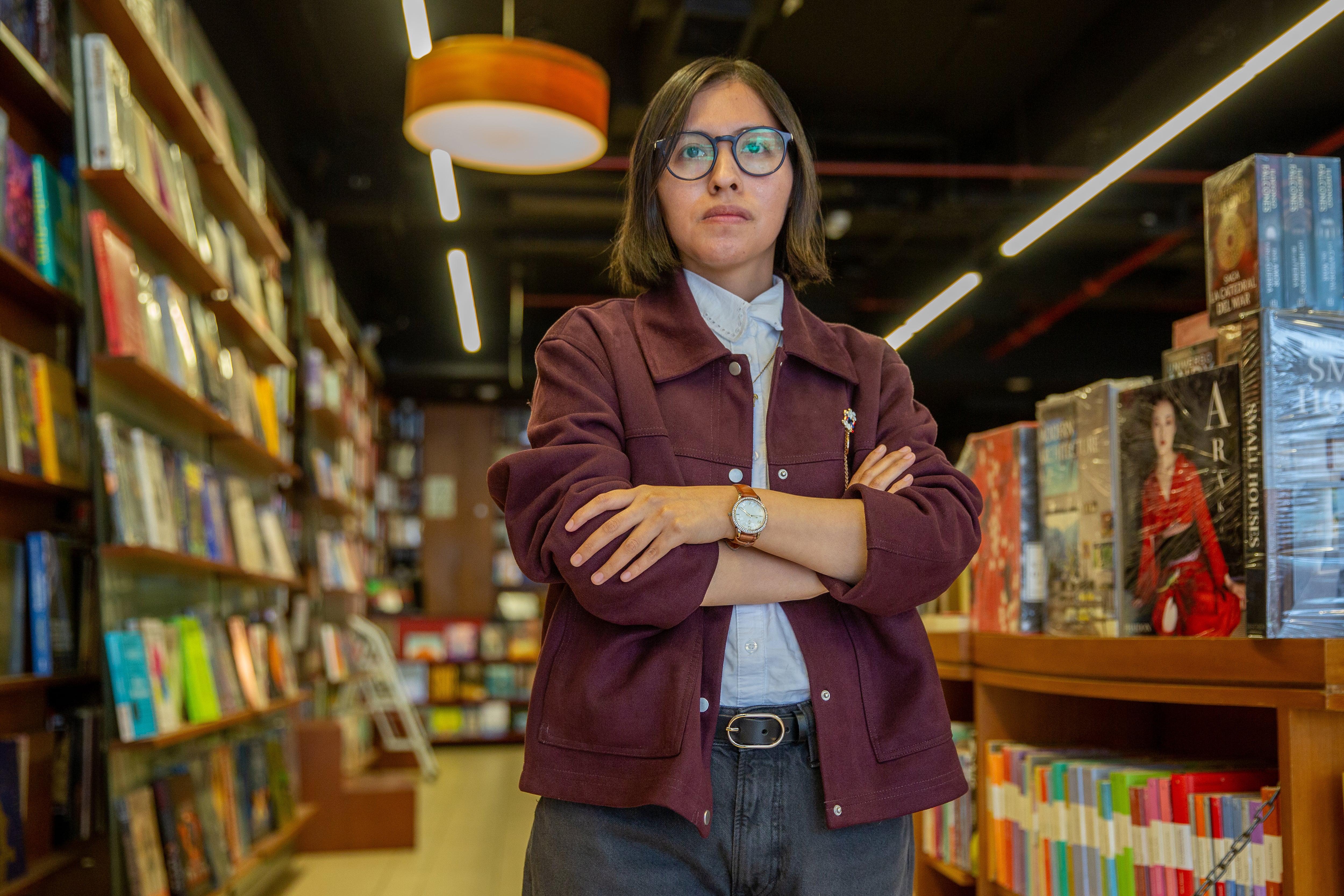 Liliana Flores Hilario, poeta y docente peruana.
(Foto: Fernando Sangama / @photo.gec)