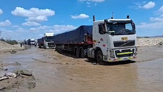 Ica: huaico bloqueó parcialmente la Panamericana Sur por el distrito de Ocucaje