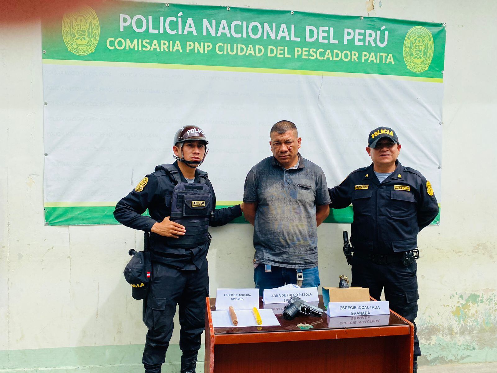 Sujeto llegó hasta una obra en Paita