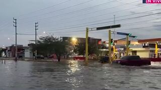 Lluvias en Piura exponen fallas en el drenaje y dejan calles anegadas