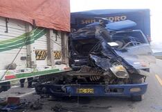 Pasco: choque entres dos camiones deja un muerto en Carretera Central