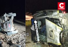 Huancavelica: Camioneta de serenazgo se despista y deja cuatro heridos