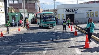 Cierran calles de ingreso a la Plaza de Armas de Characato por aniversario