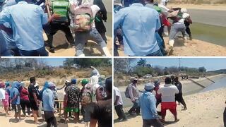 Agricultores se enfrentan a la Policía por el agua en Piura