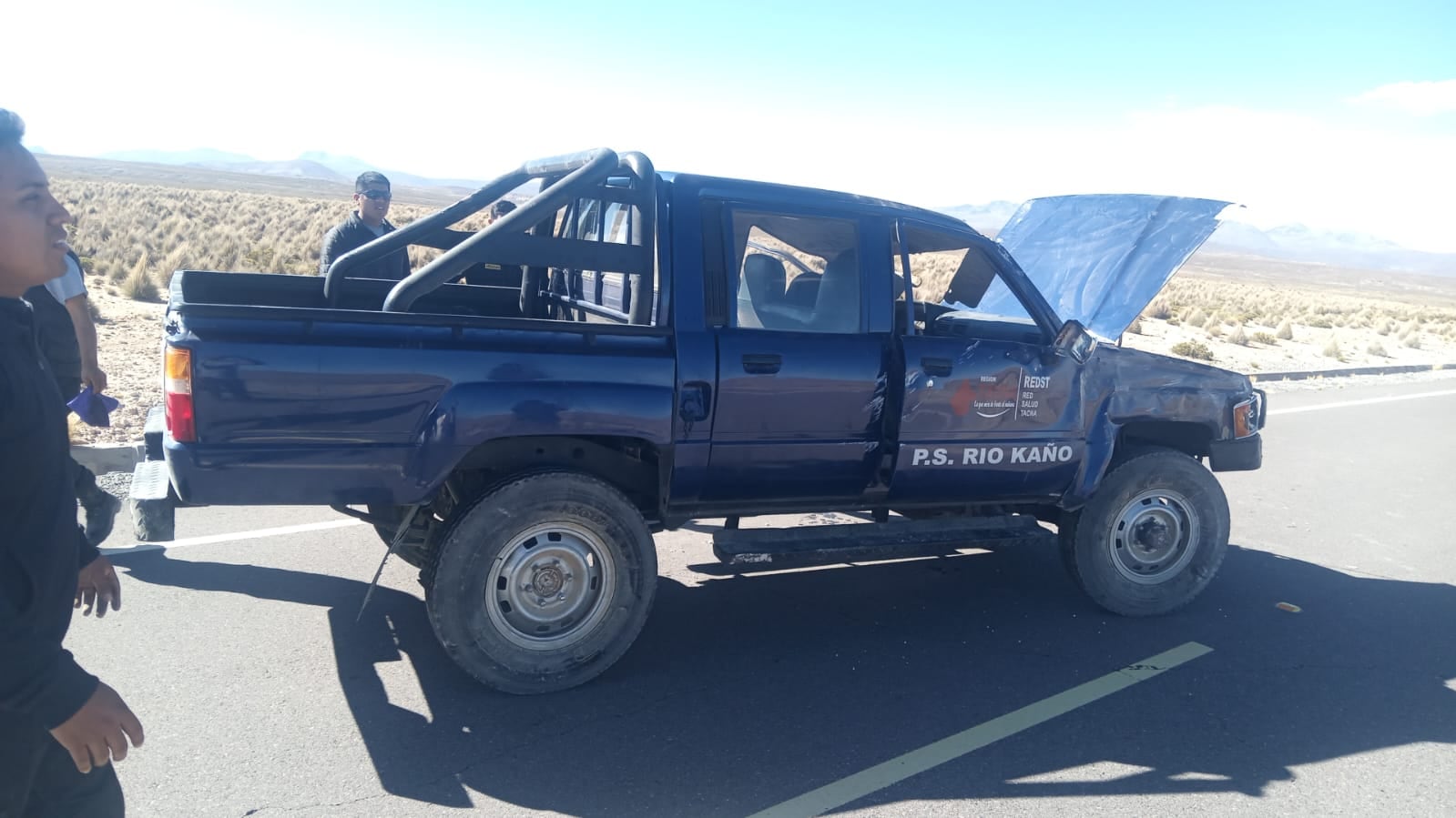 Camioneta fue trasladada a la comisaría de Pachía
