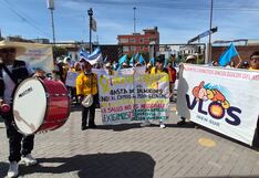 Arequipa: Médicos, trabajadores y pacientes del Iren Sur protestan por cambio de terreno (VIDEO)