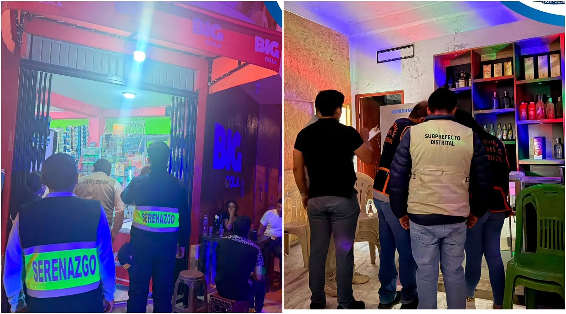 Ica: intensifican operativos inopinados a locales nocturnos en Santa Cruz de Villacurí