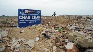 Trujillo: Convocarán a alcaldes por arrojo de residuos en zona intangible de Chan Chan