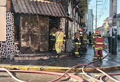 Huancayo: Incendio de más de 5 horas deja en escombros local que era patrimonio