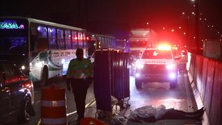 Accidente en SMP: Hombre murió atropellado en la Vía Expresa Línea Amarilla