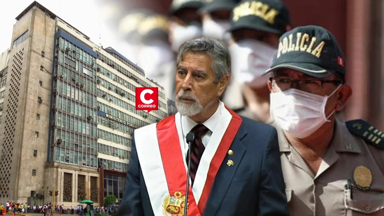 Fiscalía pide 3 años y 6 meses de prisión para Francisco Sagasti por retiro de generales de la PNP. Composición: Diario Correo.