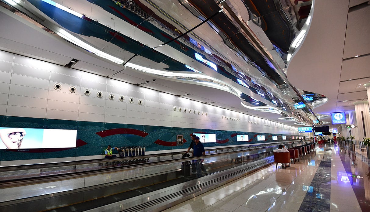 El aeropuerto de Dubai. (Foto: AFP/Archivo)