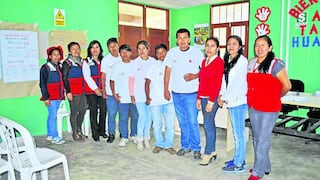 Jóvenes de caserío Huarapa ganan planes de negocios