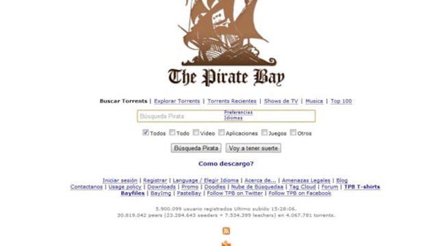 Suecia: Arrestan a cofundador de The Pirate Bay