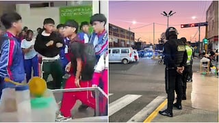 Chincha: refuerzan presencia policial en colegios tras fuertes peleas entre alumnos