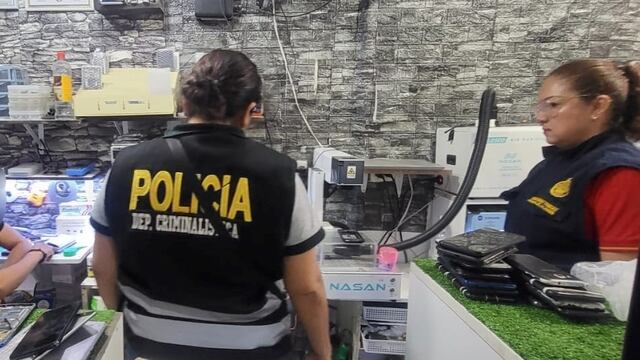 Sullana: Encuentran 15 celulares reportados como robados en centro comercial Bahía