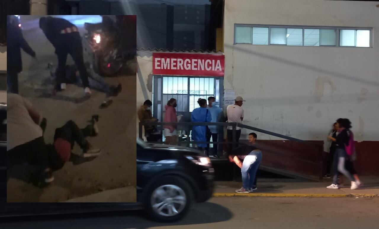 Uno terminó con balazo en la pierna y otro con la cabeza rota.