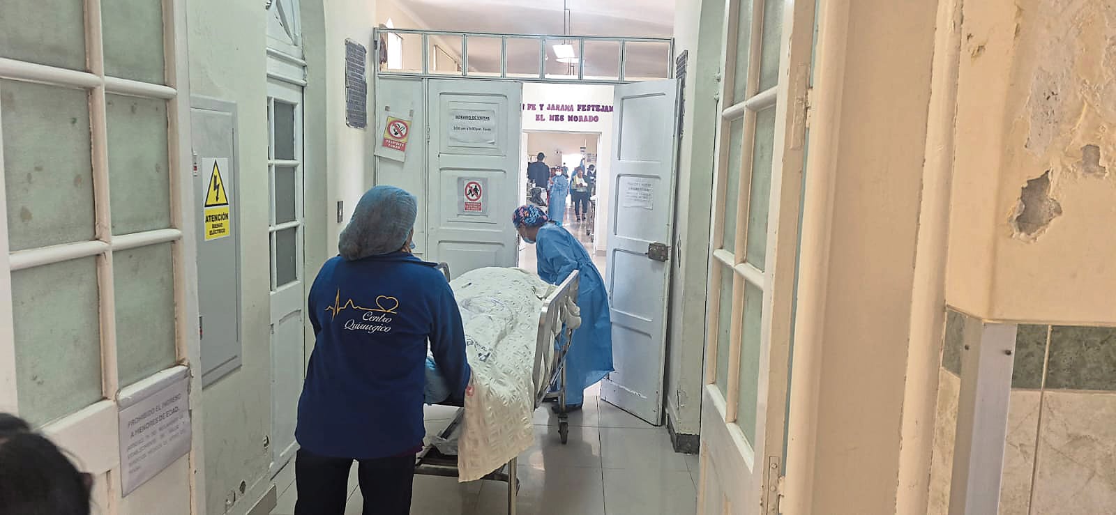 La estructura del hospital Goyeneche es antigua y aún no puede ser remodelada. Foto: GEC.