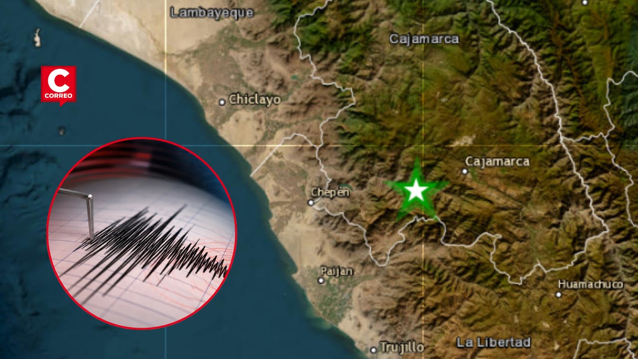 Temblor de magnitud 3.4 se registra cerca de Contumazá, en Cajamarca