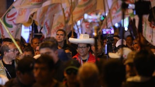 Segunda marcha de JP contra resultados tuvo mínima convocatoria