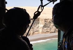 Pisco: continúa búsqueda de piloto de la FAP Ashley Vargas Mendoza en el mar de Paracas