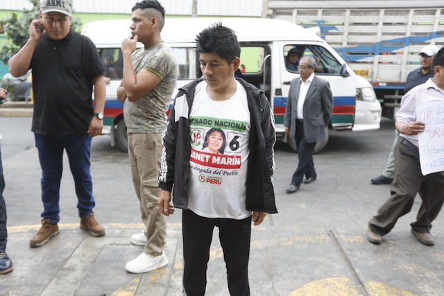 Roberto Sánchez en San Juan de Miraflores (Fotos: Jesús Saucedo/GEC)