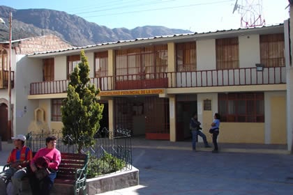 Municipalidad Provincial de La Unión, Arequipa. Foto: Gualberto Valderrama C.