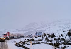 Fuerte nevada bloquea el tránsito en la zona de Ticlio