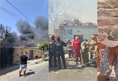 Ica: devastador fuego por más de una hora arrasa con dos viviendas en el distrito de Parcona
