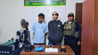Pisco: intervienen a dos menores vinculados a banda criminal “Los Chukys de San Andrés”