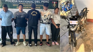 Ica: integrarían la banda “Los malditos del sur”, que cayeron con droga y arma de fuego en Parcona
