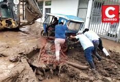 San Ramón: Desborde y lodo inunda todo en El Naranjal