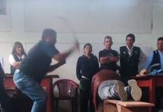 Piura: Ronderos azotan al alcalde de la provincia de Ayabaca