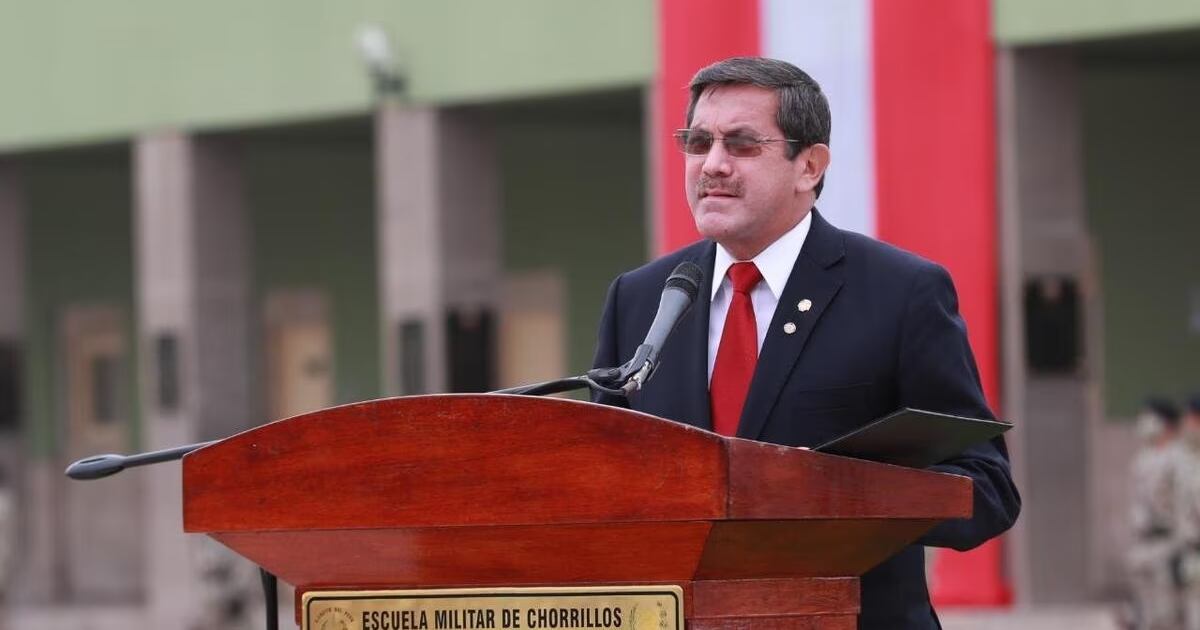 Ministro de Defensa, Jorge Chávez. (Foto: Gobierno)